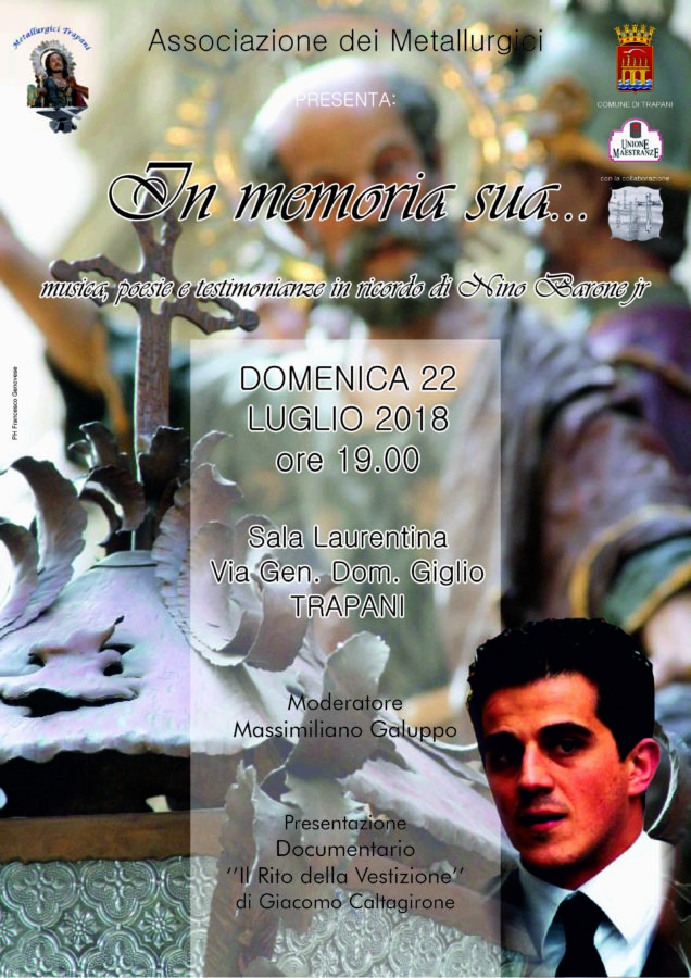 "In memoria sua..." - Memorial 2018 in onore di Nino Barone Junior