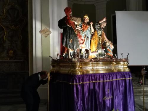 Ceto dei Metallurgici - Restauro Gruppo Misteri di Trapani L'Arresto
