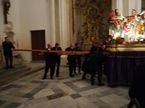 Ceto dei Metallurgici - Restauro Gruppo Misteri di Trapani L'Arresto