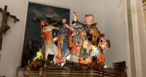 Ceto dei Metallurgici - Restauro Gruppo Misteri di Trapani L'Arresto